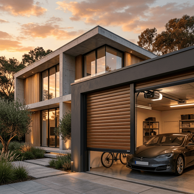 Insulated Aluminium Garage Shutter